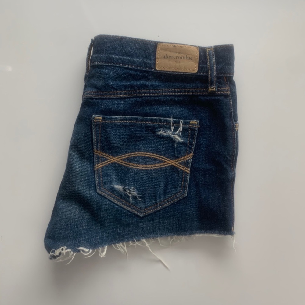 High Rise Denim Shorts